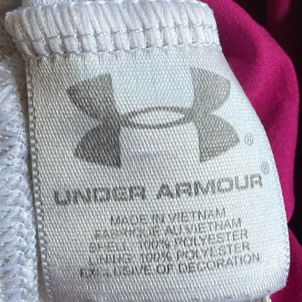 Under Armour Women’s Sz S Escape 3” Fuschia/Orange Athletic‎ Shorts